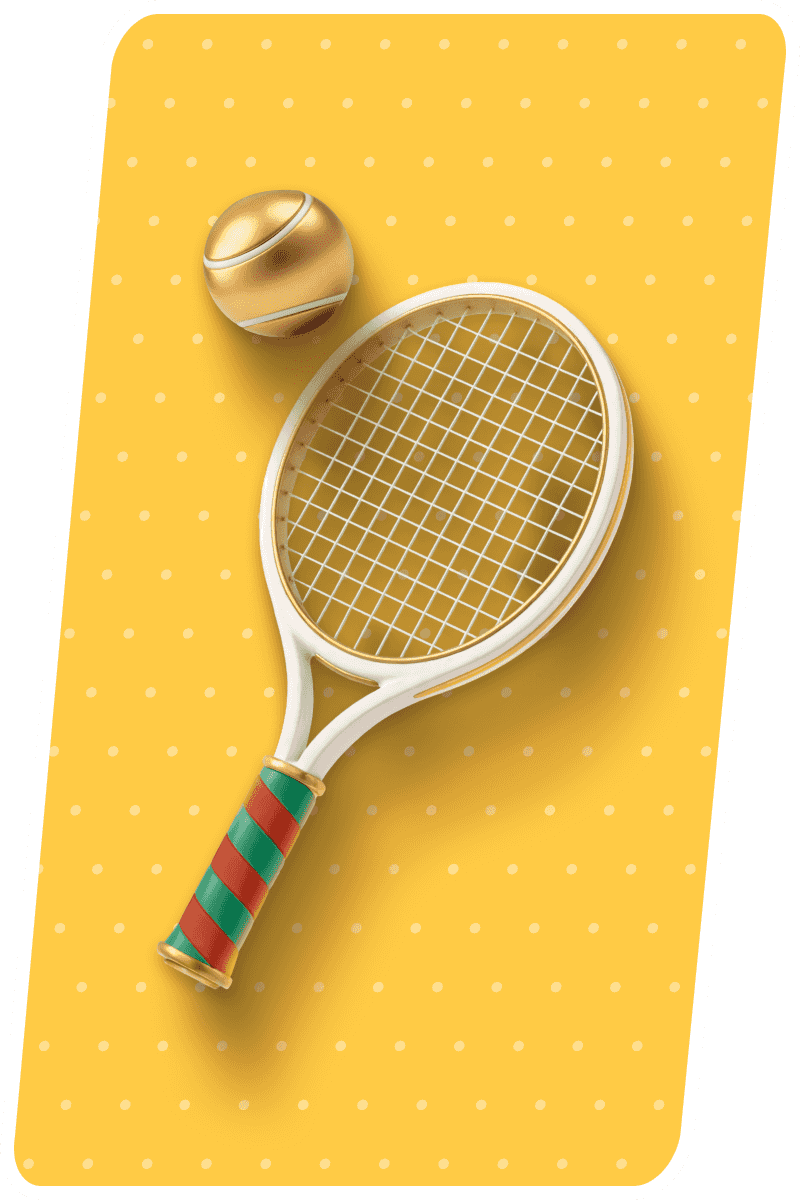 Platziere eine Einzelwette auf Tennis